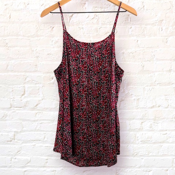 LOFT Flowy Floral Tank Size XL - Picture 2 of 10